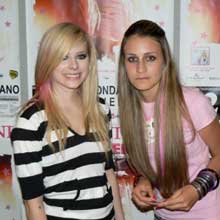 foto di Avril Lavigne al Meet&Greet a Bolzano