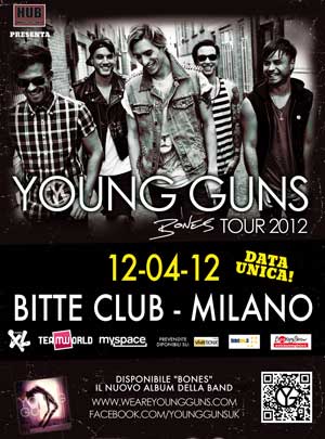 Young Guns concerto Milano Bitte