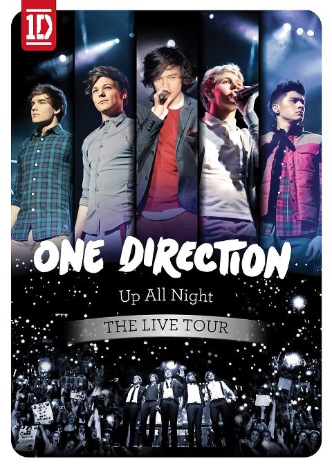 One Direction copertina DVD “Up All Night The Live Tour” 