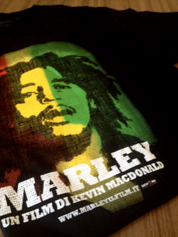 Bob Marley Tshirt film Marley Lucky Red