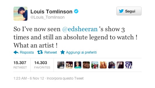 Louis Tomlinson Ed Sheeran live