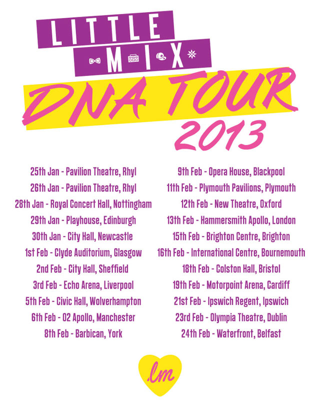 Little Mix DNA Tour 2013