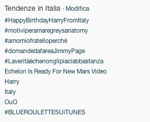 #HappyBirthdayHarryFromItaly