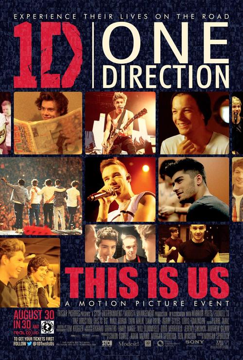1D3D movie poster THIS IS US ONE DIRECTION