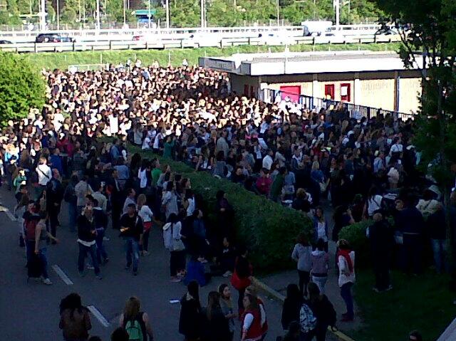 One Direction concerto Milano folla Assago