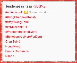 #BringCherLloydToItaly