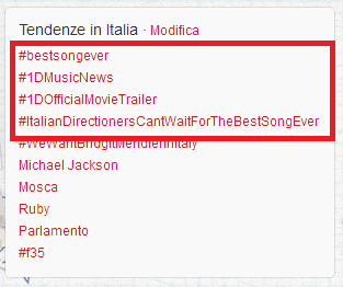 Best Song Ever trending topic