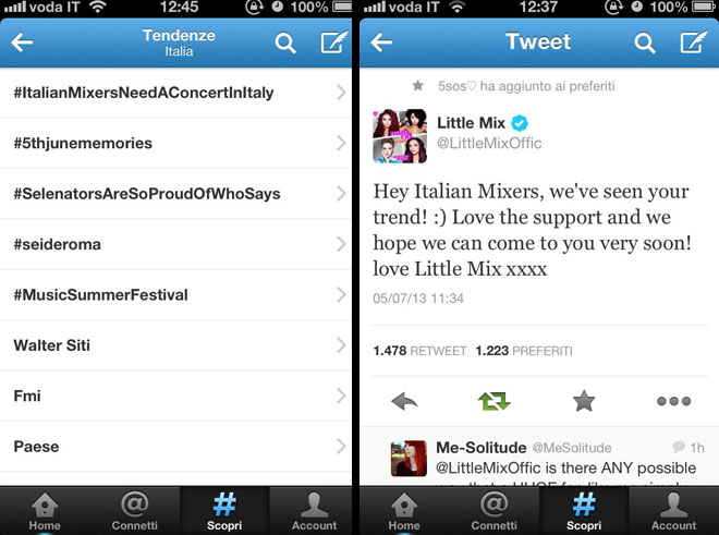 Little Mix hashtag italian Mixers