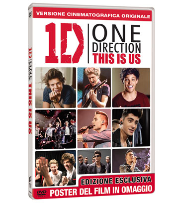 1D This Is Us DVD + poster Mediaworld
