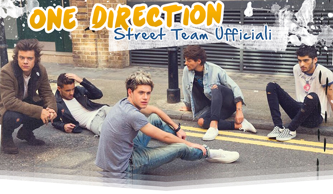 one direction street team ufficiali