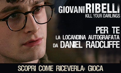 Giovani Ribelli gioco locandine autografate Daniel Radcliffe