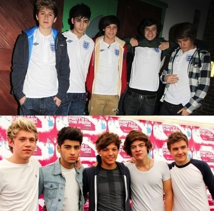 one direction prima e dopo