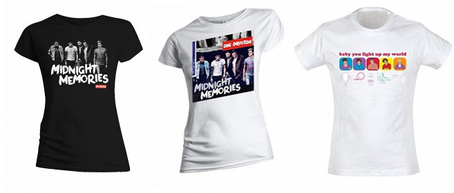 tshirt one direction saldi