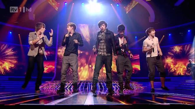 1d x factor viva la vida