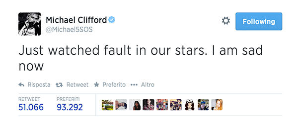 Michael Clifford Colpa delle Stelle