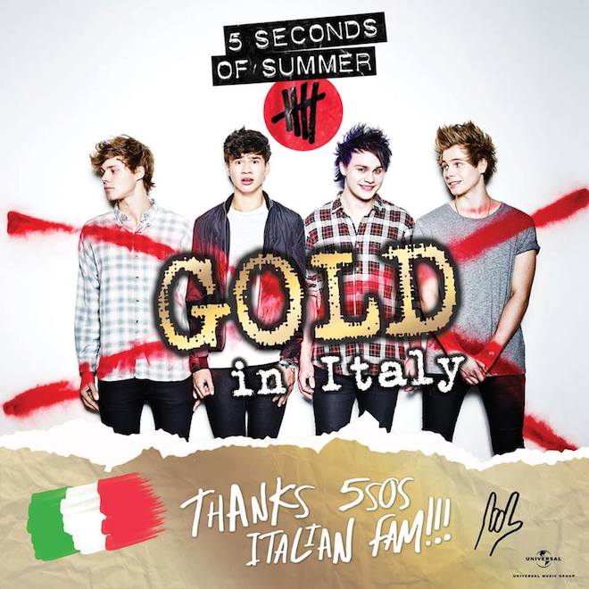 5 seconds of summer disco d'oro