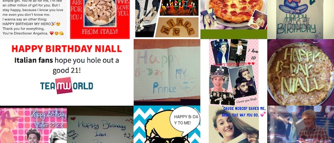 compleanno niall