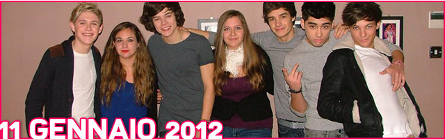 ONE DIRECTION 11 gennaio 2012 Londra Meet