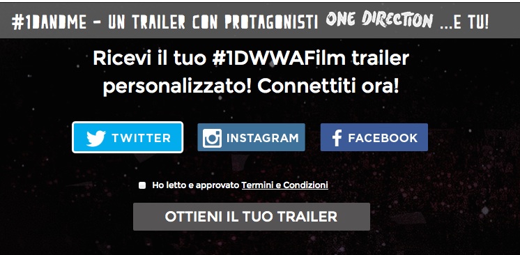 trailer one direction personalizzato