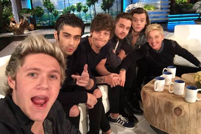 one direction ellen degeneres