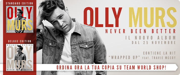 PRE-order olly murs never been better