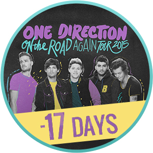 On The Road Again Tour 17 giorni countdown