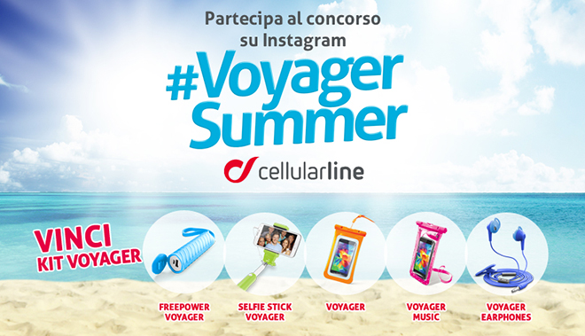 Ecco il kit in regalo con #voyagersummer