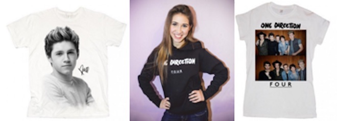 One Direction shirts