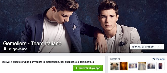 Gemeliers Gruppo Facebook