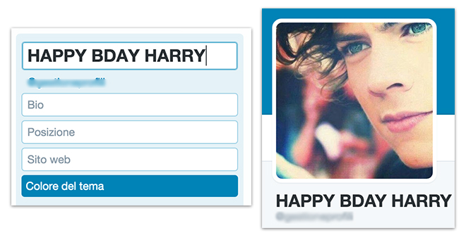 Harry Compleanno Twitter invasione