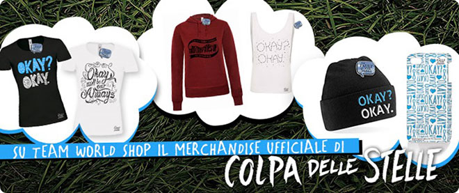 Colpa delle Stelle Merchandise ufficiale italiano