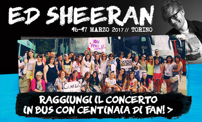 Ed sheeran concerti torino