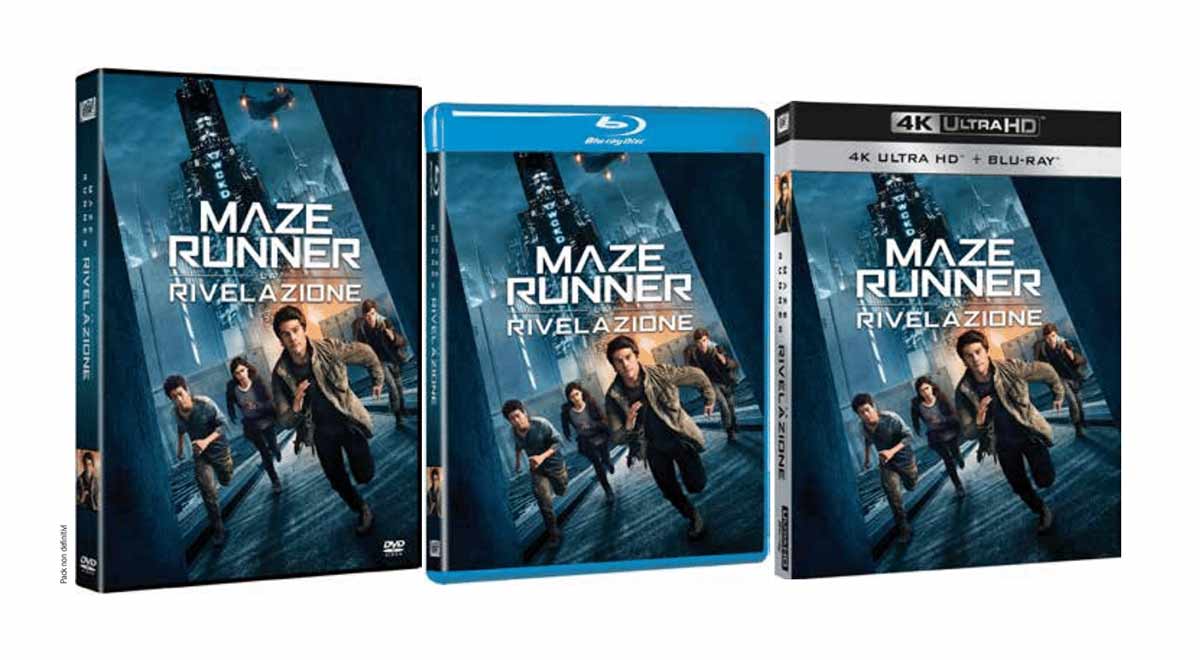 Maze Runner La Rivelazione DVD Blu-ray