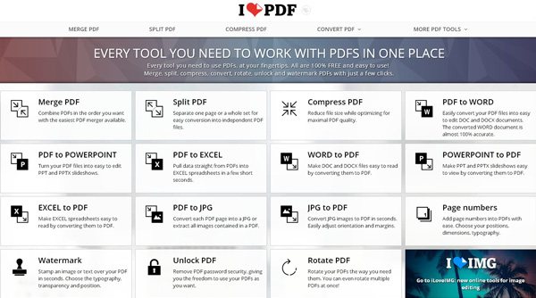 schermata del convertitore pdf to word