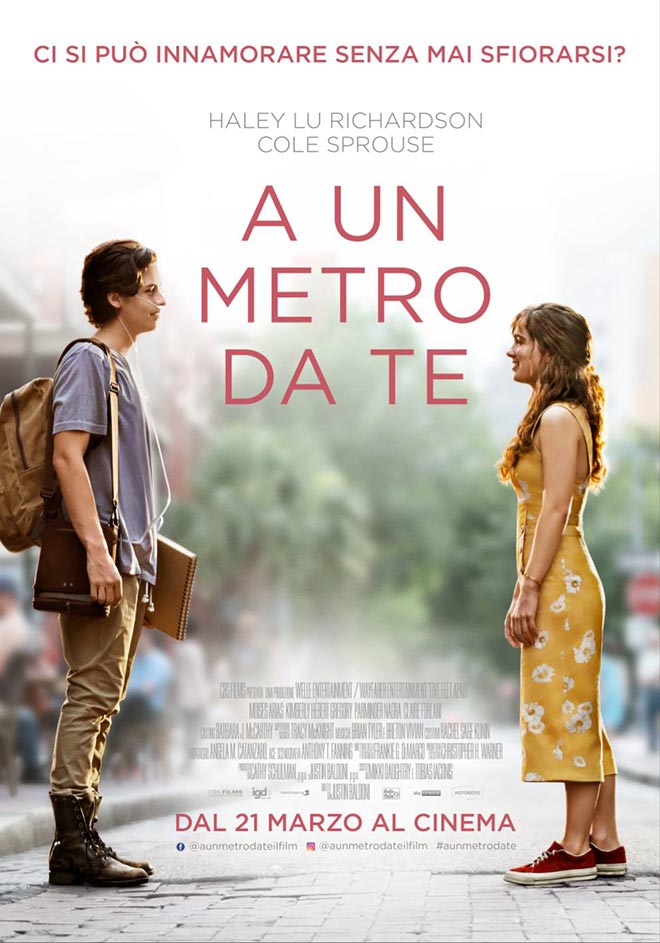 A un metro da te poster del film