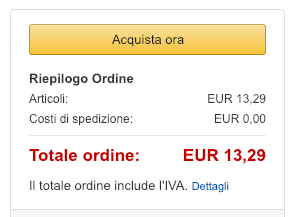 acquista ora amazon