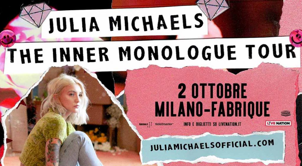 JULIA MICHAELS concerto Milano 2019 