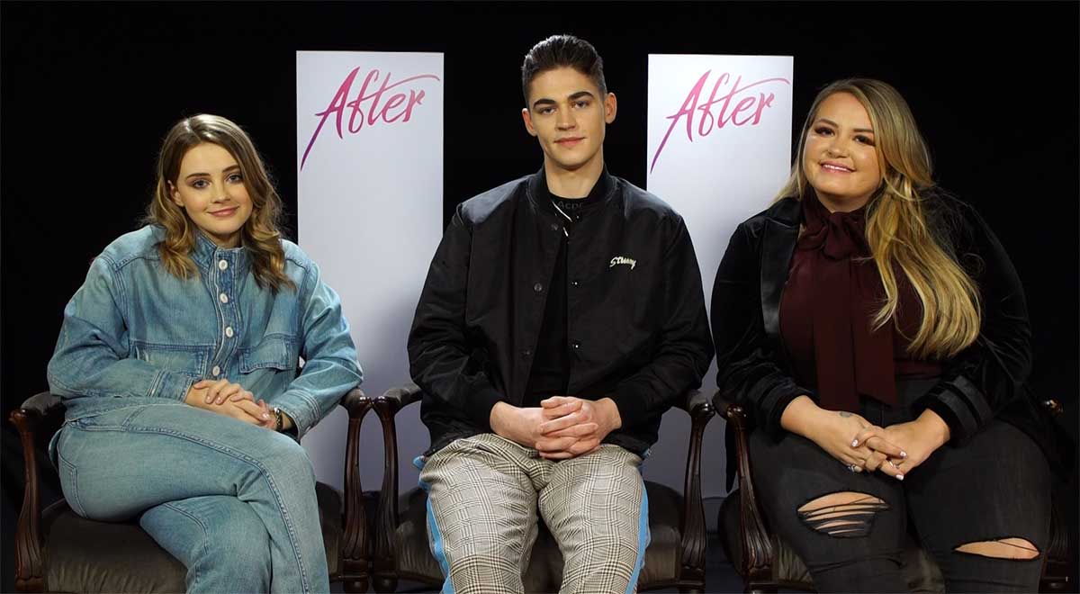 After il film Hero FiennesTiffin, Josephine Langford e Anna Todd in Italia