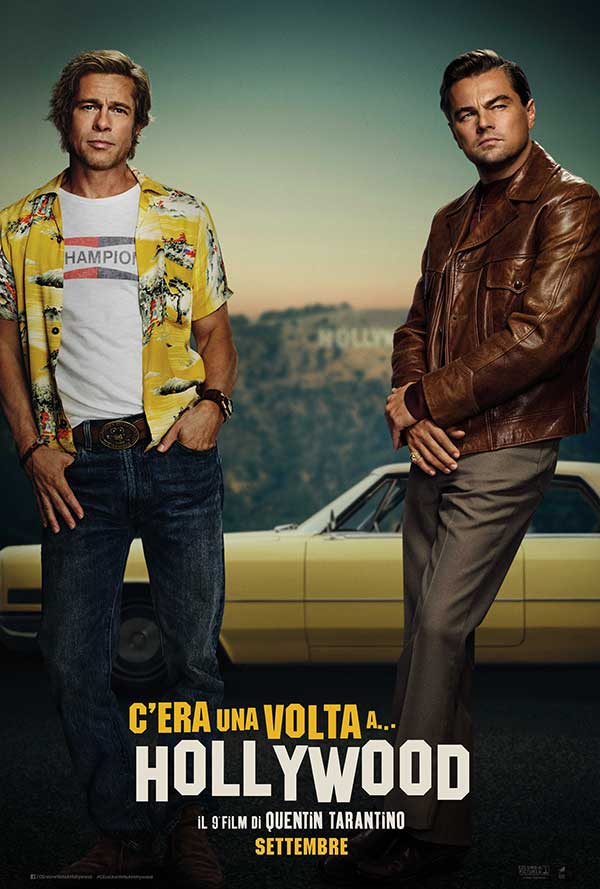 C'era una volta a Hollywood - poster ufficiale italiano del film