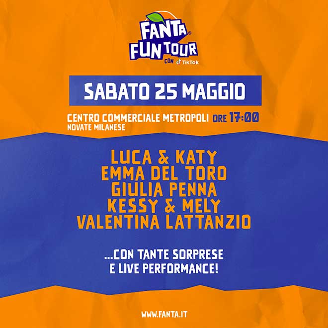 Fanta Fun Tour 25 maggio