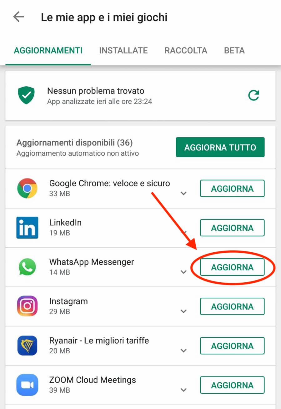 whatsapp android play store