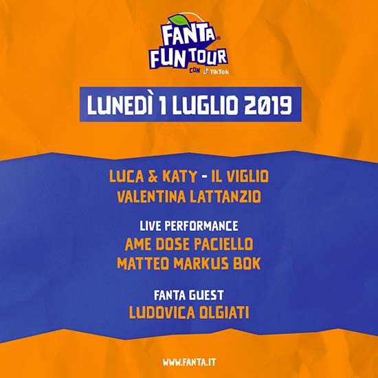 Fanta Fun Tour 2019 1 luglio