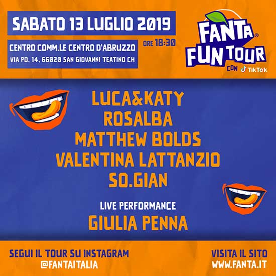 Fanta Fun Tour 13 luglio