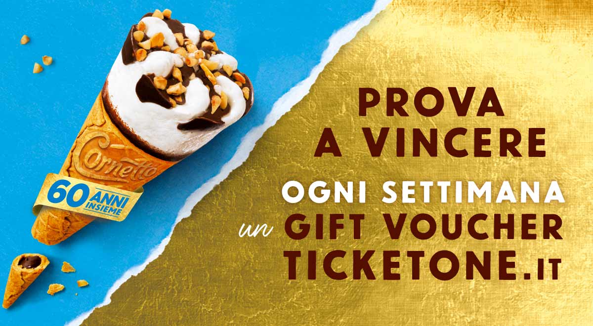 Concorso Cornetto Ticketone.it