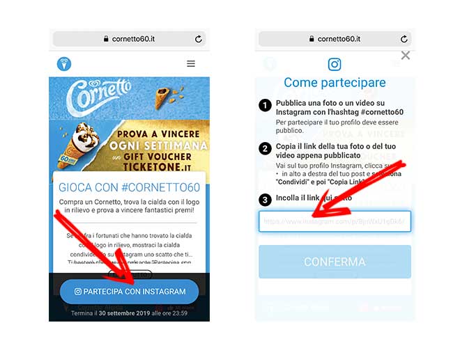 Contest Cornetto