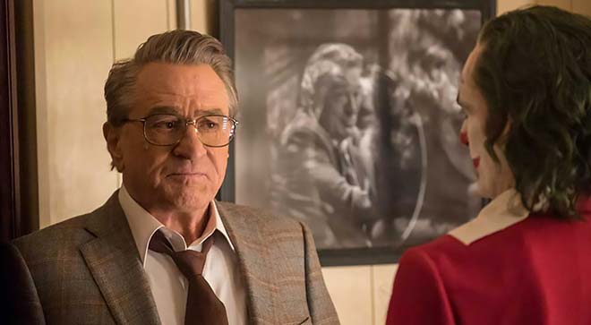 Robert De Niro nel film 2019 Joker - crediti foto Warner Bros. Italia