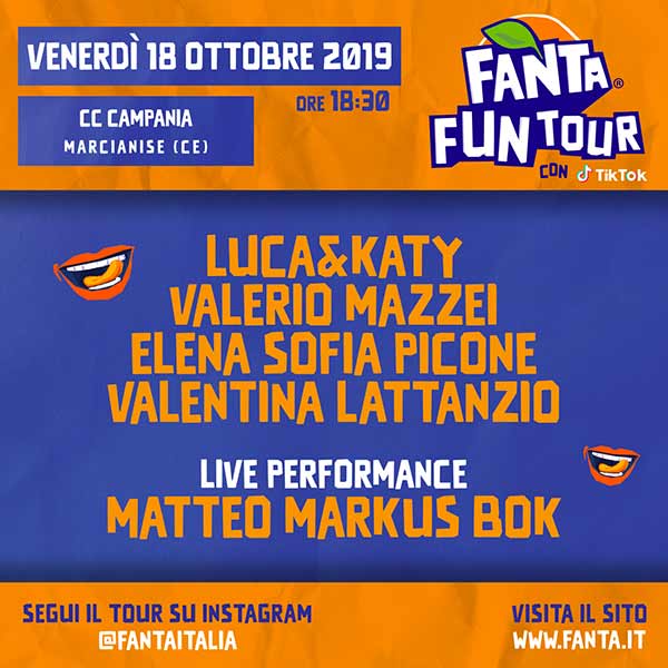 Fanta Fun Tour 18 ottobre 2019