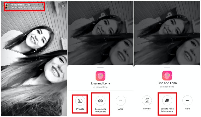 Filtri Instagram come aggiungerli