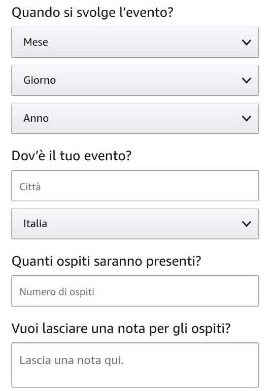 informazioni su matrimonio amazon