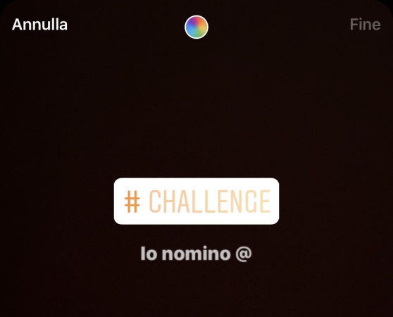 adesivo challenge instagram story